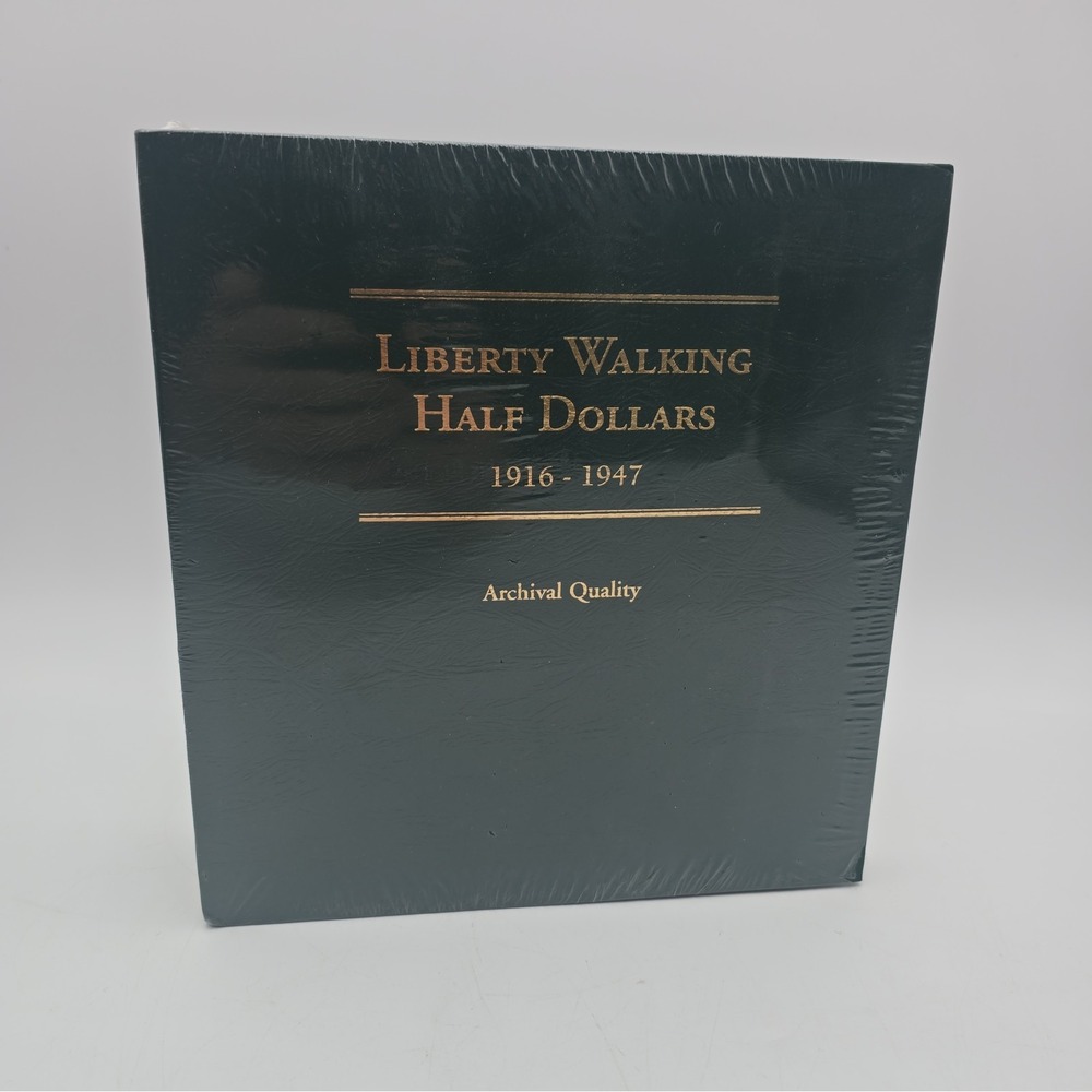 Littleton Archival Quality Coin Album Liberty Walking Half Dollars 1916-1947 New